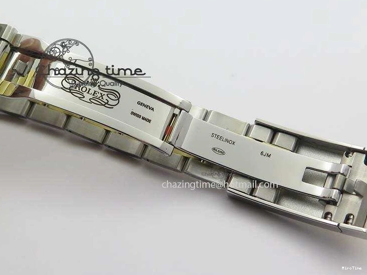 MiroTime 0404 DateJust II 116333 SS YG 41mm EW Best Edition White Dial Roman Markers On SS Bracelet A Casual 3821